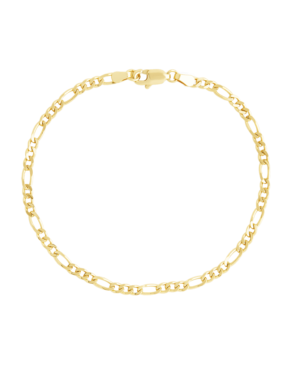 Sterling Silver Anne Dainty Figaro Chain Bracelet - Sterling Forever