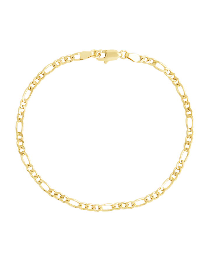 Sterling Silver Anne Dainty Figaro Chain Bracelet