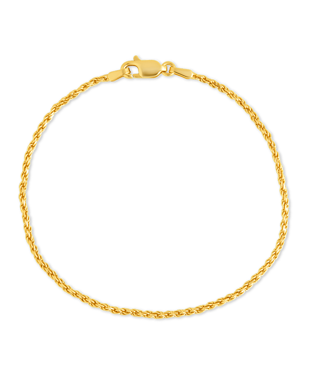Sterling Silver Belen Dainty Rope Chain Bracelet - Sterling Forever
