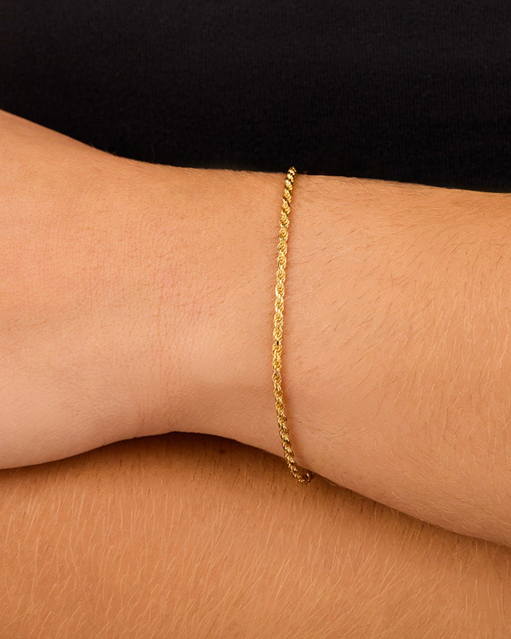 Sterling Silver Belen Dainty Rope Chain Bracelet - Sterling Forever