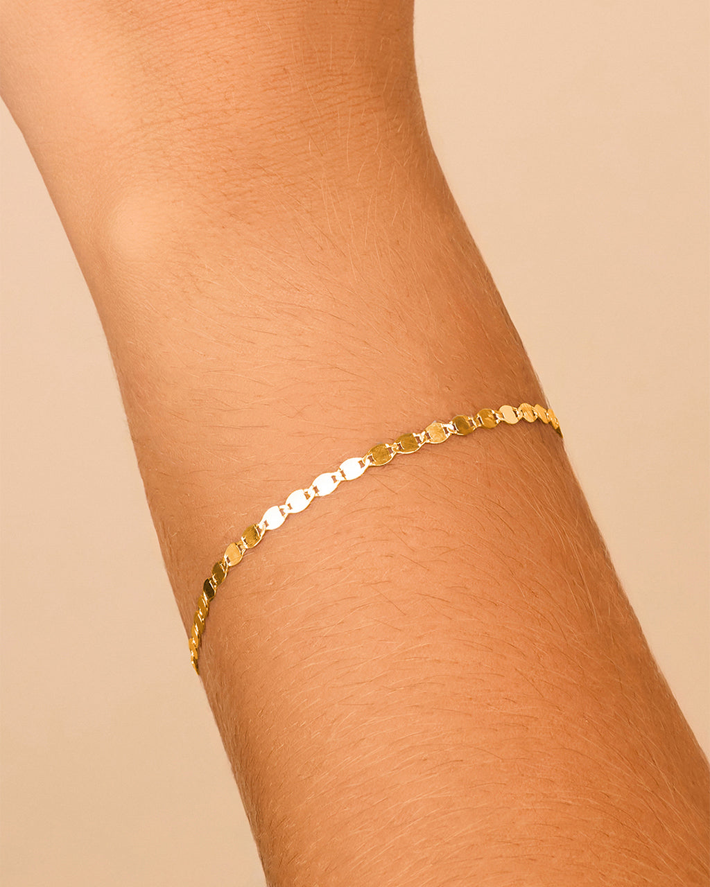 Sterling Silver Estela Confetti Chain Bracelet