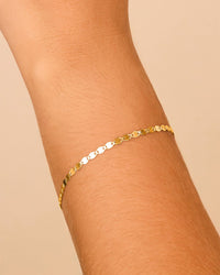 Sterling Silver Estela Confetti Chain Bracelet - Sterling Forever