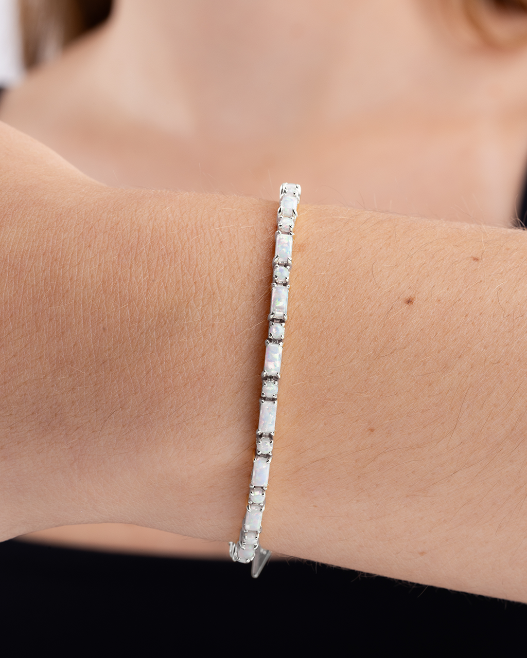 Georgia Opal Tennis Bracelet