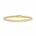 Helene Bezel White Opal Tennis Bracelet