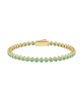 Helene Bezel Turquoise Opal Tennis Bracelet