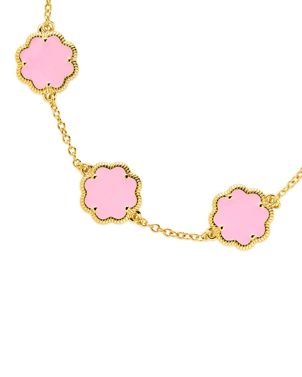 Rose Petal Station Bracelet Bracelet Sterling Forever 