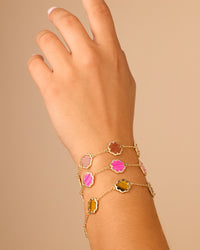 Rose Petal Station Bracelet