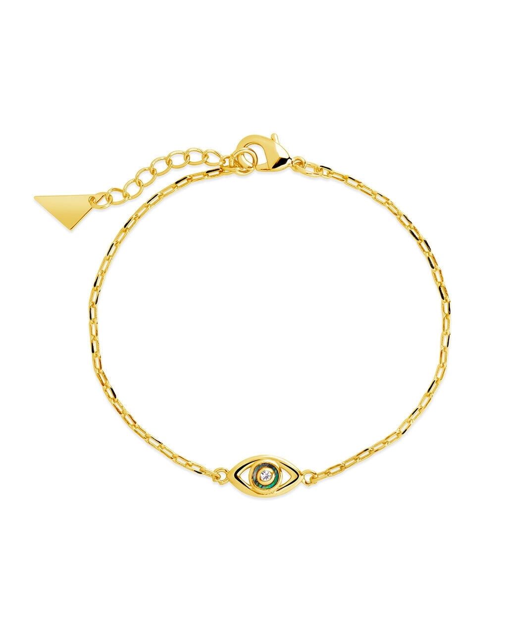 Mother of Pearl Evil Eye & Chain Bracelet Set of 3 Bracelet Sterling Forever 