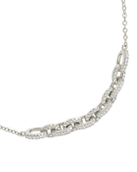 Harley CZ Interlocking Chain Bracelet - Sterling Forever