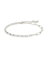 Hunter CZ Tennis & Paperlicp Chain Bracelet - Sterling Forever