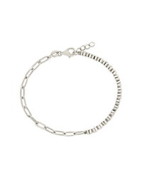 Emerald CZ Tennis & Chain Bracelet - Sterling Forever