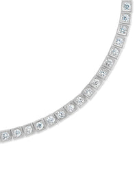 Christina Square CZ Tennis Bracelet - Sterling Forever