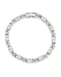 Cassie CZ Bezel Tennis Bracelet