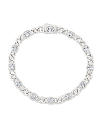 Cassie CZ Bezel Tennis Bracelet