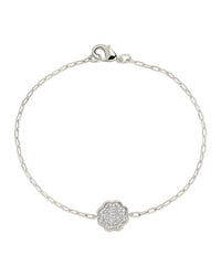 Raemy CZ Rose Petal Station Bracelet - Sterling Forever