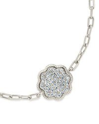 Raemy CZ Rose Petal Station Bracelet - Sterling Forever