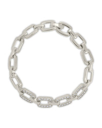 Fiona CZ Statement Chain Link Bracelet - Sterling Forever