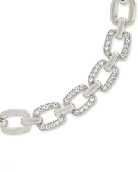 Fiona CZ Statement Chain Link Bracelet - Sterling Forever