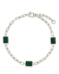 Lennox Station CZ Chain Bracelet Set - Sterling Forever