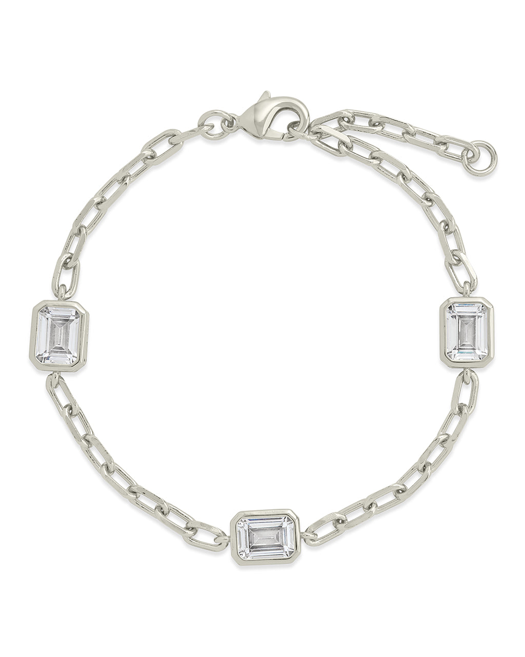 Lennox Station CZ Chain Bracelet Set