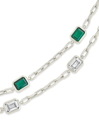 Lennox Station CZ Chain Bracelet Set - Sterling Forever