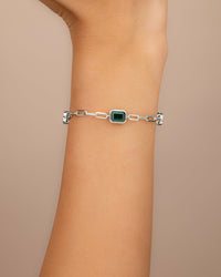 Lennox Station CZ Chain Bracelet Set - Sterling Forever