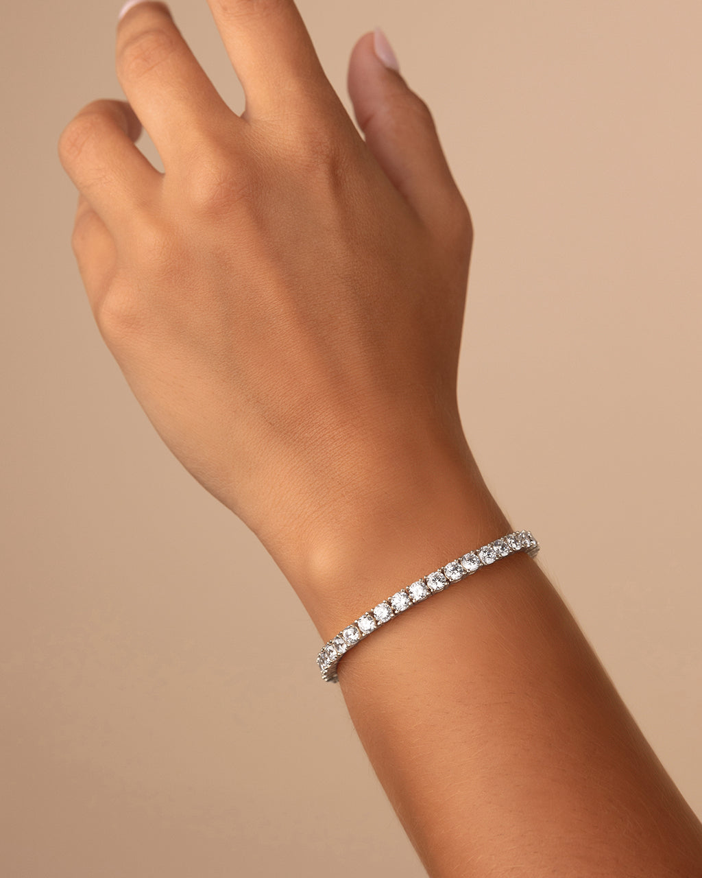 Jadon Round CZ Tennis Bracelet | Gold & Silver – Sterling Forever