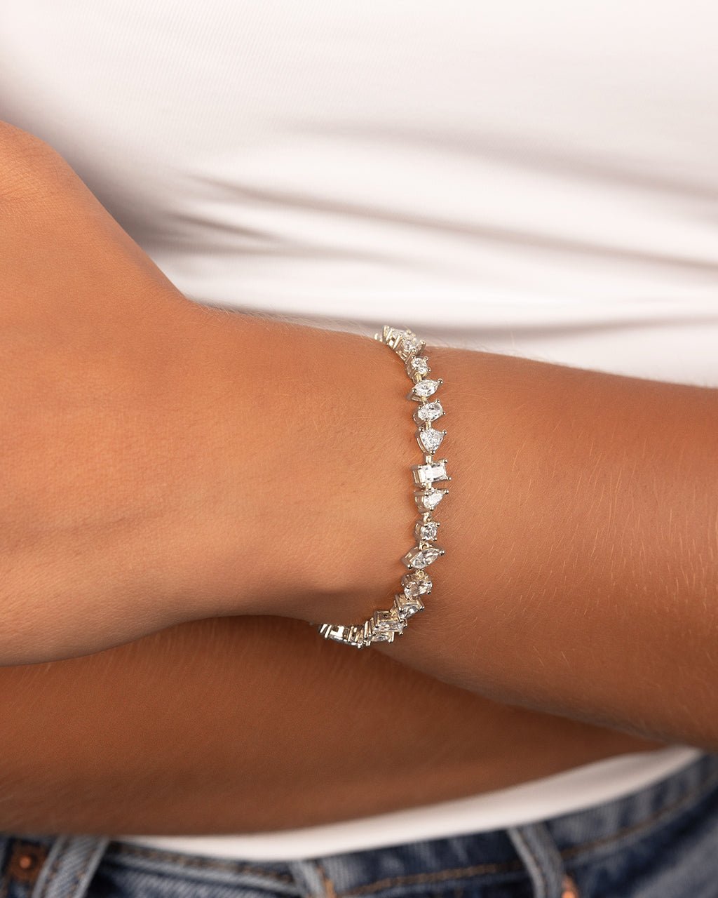 Ellery CZ Tennis Bracelet - Sterling Forever