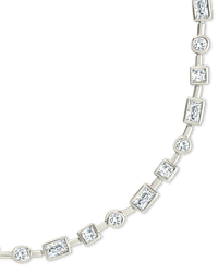 Camden CZ Staggered Tennis Bracelet - Sterling Forever
