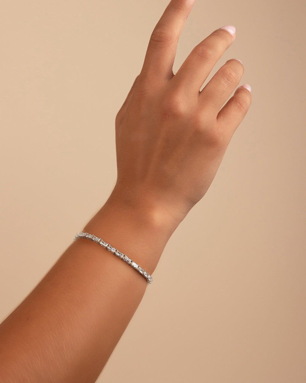 Blanche CZ Tennis Bracelet