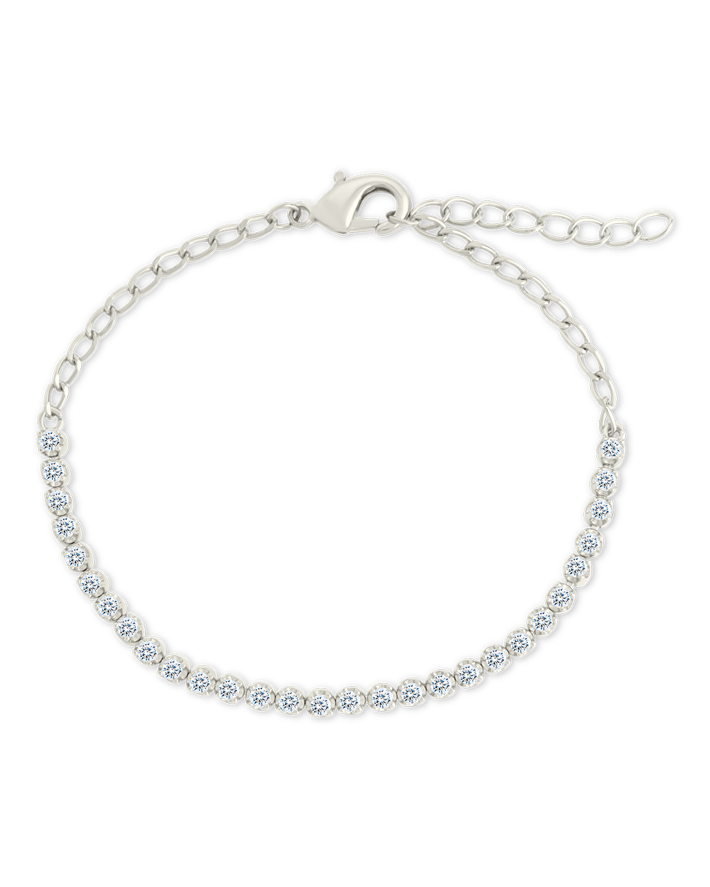 Lavinia Brilliant Cut CZ Bracelet - Sterling Forever