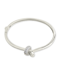 Jessna CZ Knot Bangle - Sterling Forever