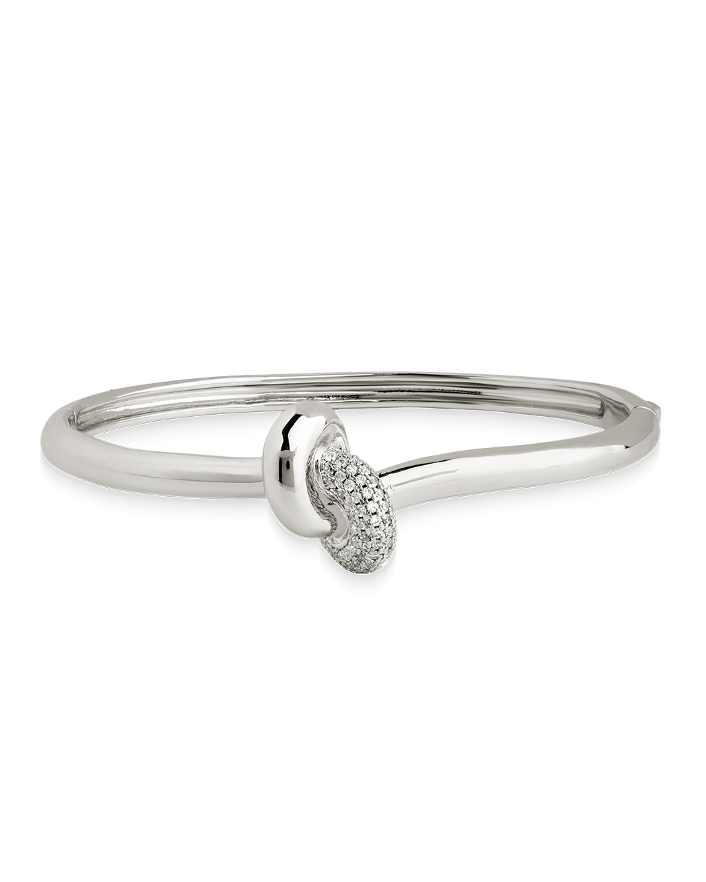 Jessna CZ Knot Bangle - Sterling Forever