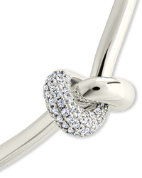 Jessna CZ Knot Bangle - Sterling Forever