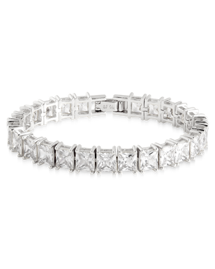 Marisol Princess Cut CZ Tennis Bracelet