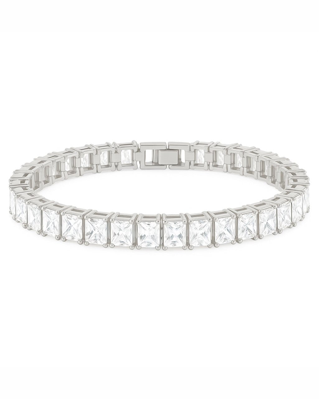 Marisol Princess Cut CZ Tennis Bracelet - Sterling Forever