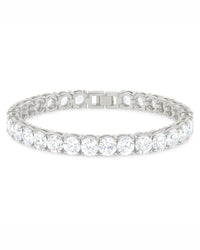 Marisol Round Cut CZ Tennis Bracelet - Sterling Forever