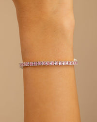 Marisol Round Cut CZ Tennis Bracelet - Sterling Forever