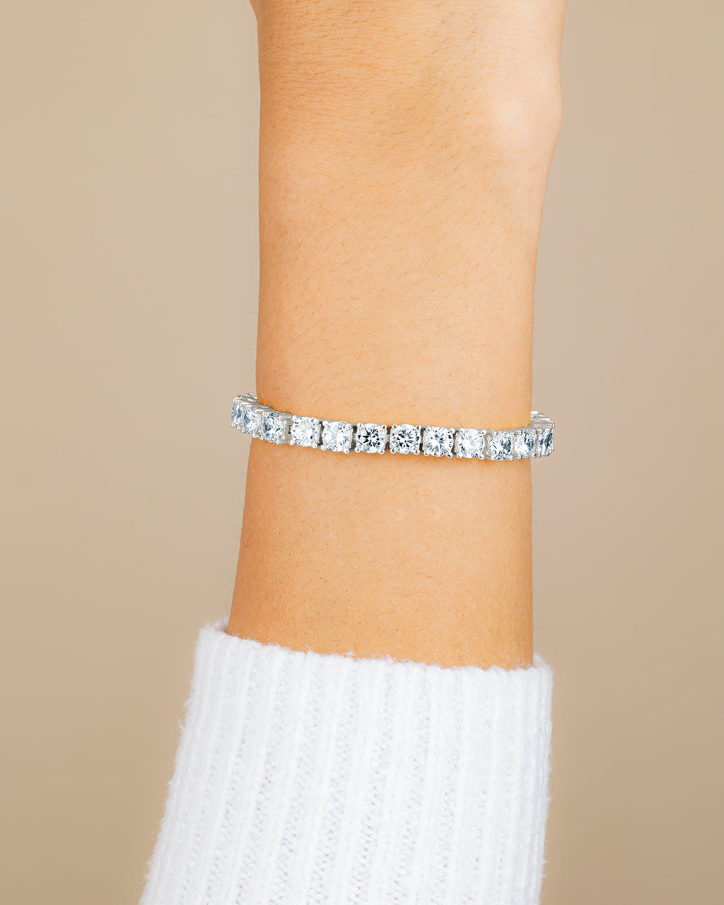 Marisol Round Cut CZ Tennis Bracelet