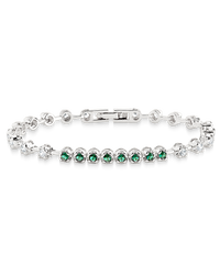 Liesbeth Emerald Accent Tennis Bracelet