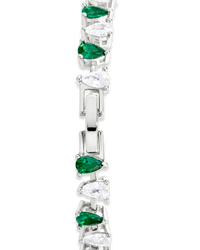 Emerald Pear Cut Tennis Bracelet