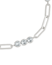 Dora CZ Trio Chain Link Bracelet