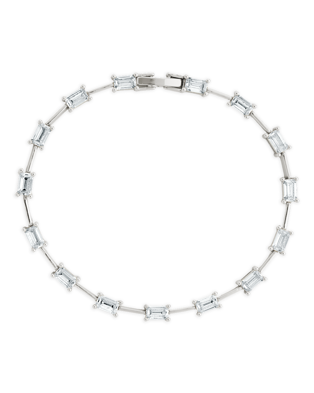 Reagan Baguette Link Bracelet