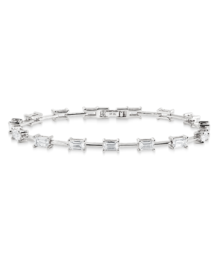 Reagan Baguette Link Bracelet