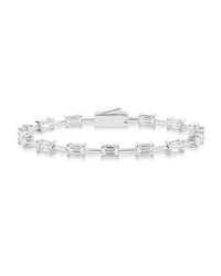 Reagan Baguette Link Bracelet