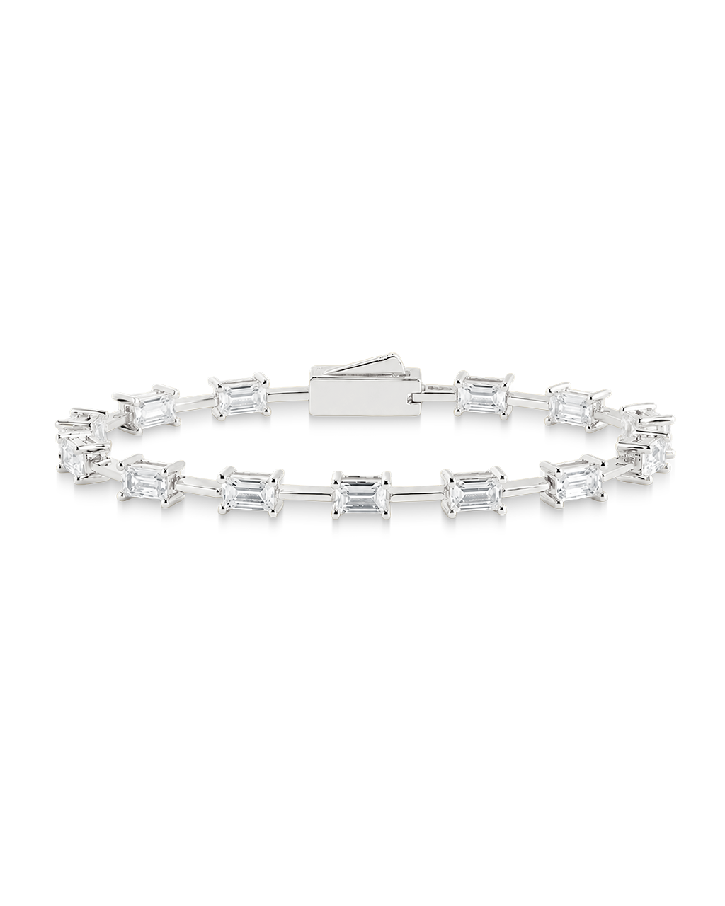Reagan Baguette Link Bracelet