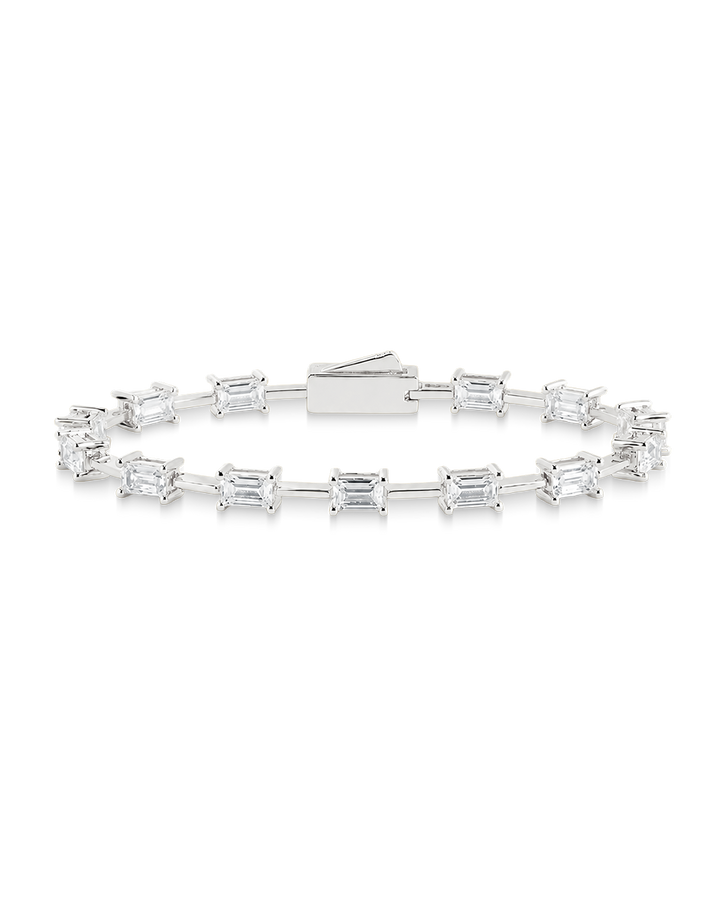 Reagan Baguette Link Bracelet