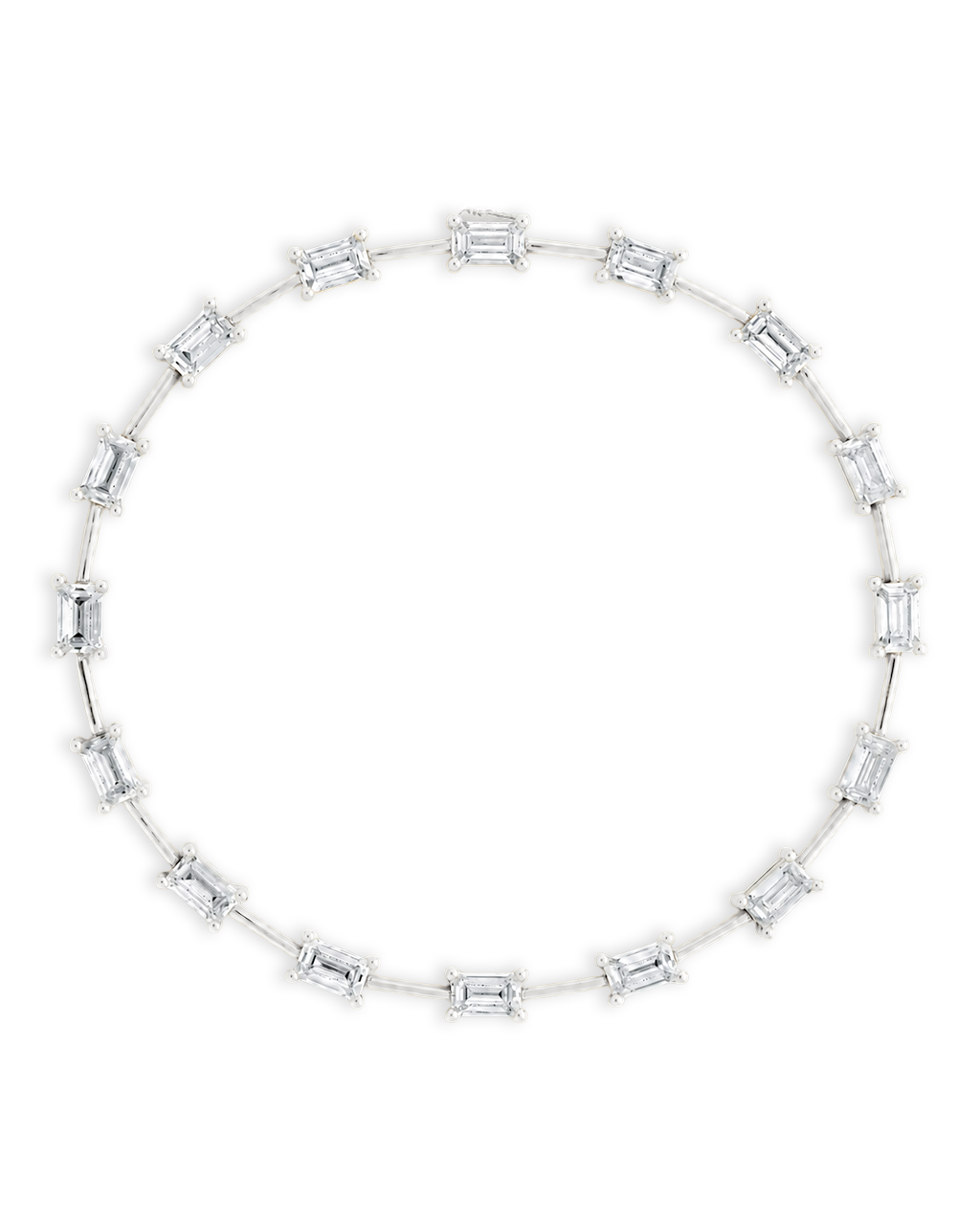 Reagan Baguette Link Bracelet