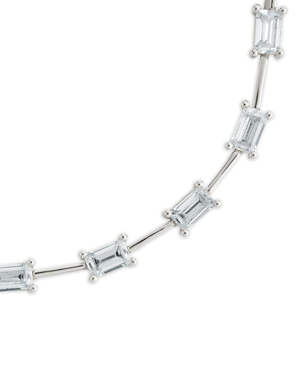 Reagan Baguette Link Bracelet