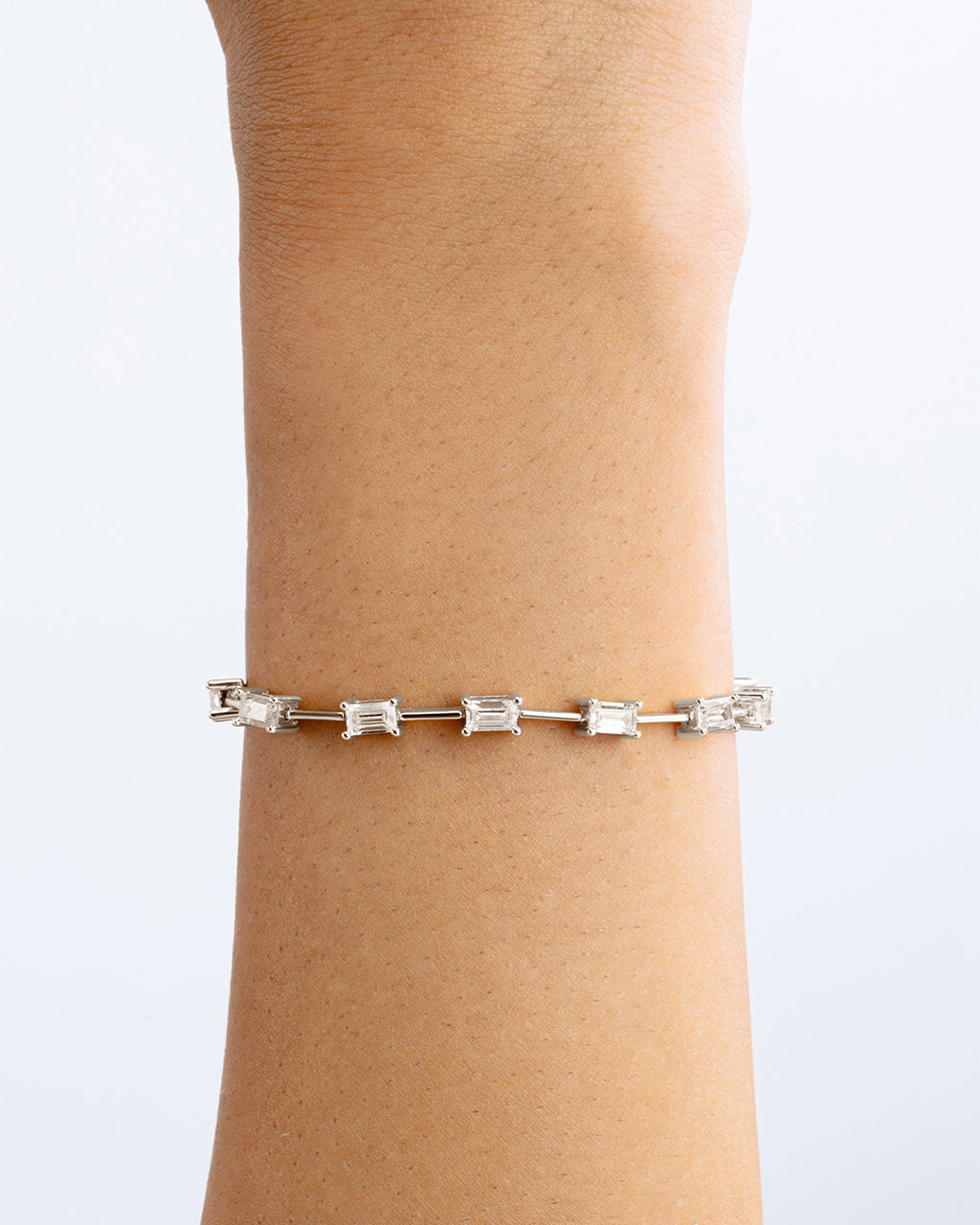 Reagan Baguette Link Bracelet